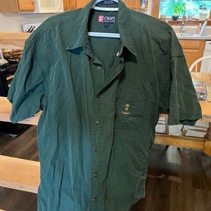 Ralph lauren chaps short sleeve button down shirt. Size large.
